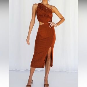 Hello Molly, M rust dress